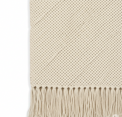 Bonsai™ Handwoven Cotton Throw Blanket – Cozy Sofa & Bed Decorative Blanket