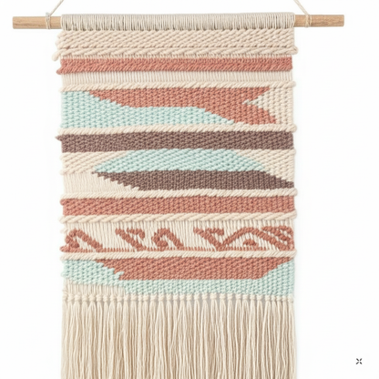 Bonsai™ Handwoven Decorative Wall Hanging – Artisan Cotton & Wool Tapestry