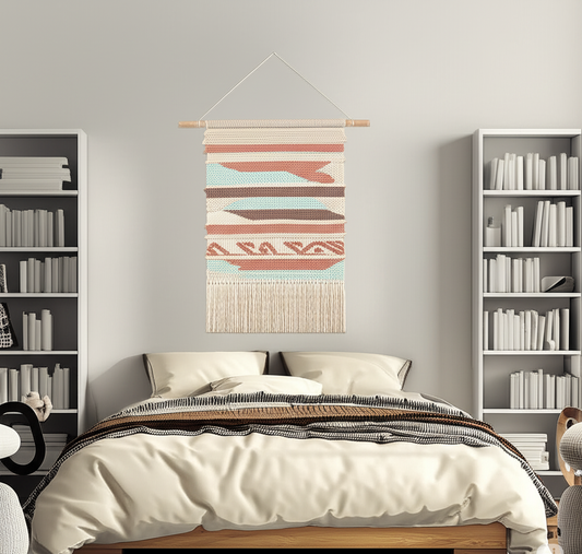 Bonsai™ Handwoven Decorative Wall Hanging – Artisan Cotton & Wool Tapestry